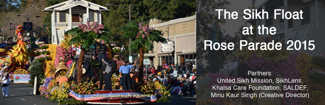 Sikh American Float at the Rose Parade