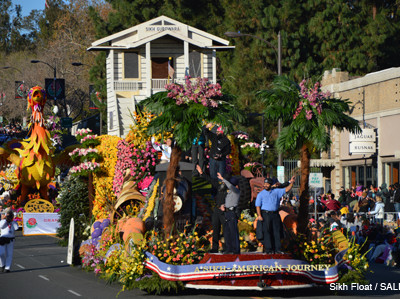 Sikh Float at the Rose Parade